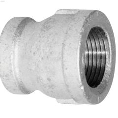 3/8" x 1/4" Galvanized Malleable Iron Reducing Coupling