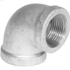 1/4" Galvanized Malleable Iron 90 Degree Elbow