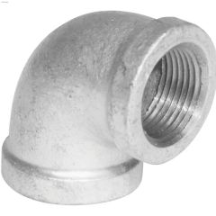 3/4" Galvanized Malleable Iron 90 Degree Elbow