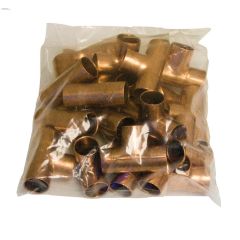 1\/2\" C x C x C Copper Tee-25\/Bag