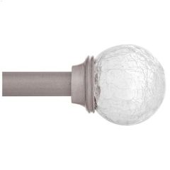 5\/8\" 28 - 48\" Pewter Walden Curtain Rod