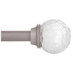 5\/8\" 48 - 86\" Pewter Walden Curtain Rod