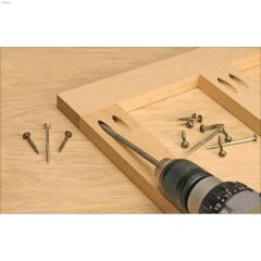 #7 x 1\ Zinc Pan Head Pocket Hole Screw-100\/Pack"