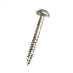 #7 x 1-1\/4\" Zinc Maxi-Loc Washer Head Pocket Screw-100\/Pack