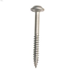 #7 x 1-1\/2\" Zinc Maxi-Loc Washer Head Pocket Screw-100\/Pack