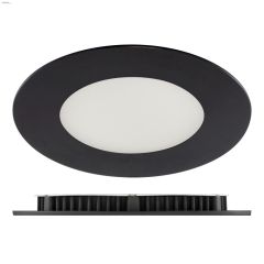 Trenz 1 Light 9 Watt Black Recessed Retrofit LED Downlight