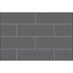 60\" x 1-1\/8\" x 80-7\/8\" Gray Utile Side Wall Panel