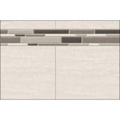48\" x 1-1\/8\" x 80\" Origin Greige Utile Back Wall Panel