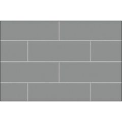 32\" x 1-1\/8\" x 80\" Metro Ash Grey Utile Side Wall Panel