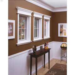 2-5\/8\" x 9\/16\" x 8' Natural Wainscot Cap & Base
