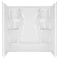 32" x 60" x 60" High Gloss White Classic Wall Kit