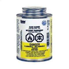 236 mL Clear ABS CPVC, PVC Cleaner