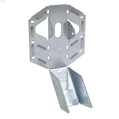 Z-Max\u00ae 6\" x 2\" G90 Zinc Light Adjustable U Joist Hanger