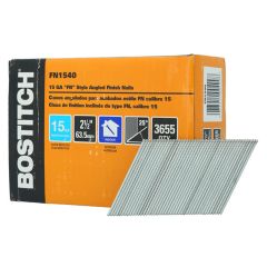 2-1\/2\" 15 Gauge Angled Finishing Nail -3655\/Pack