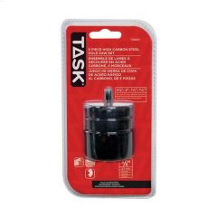 Carbon Steel 5 Piece Hole Saw Set-5 Piece/Clamshell