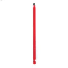 6" #2 Robertson Tip Red 2 Piece Screwdriver Bit