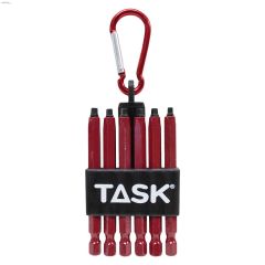3" #2 Tool Steel Tip Red Carabiner Clip-6 /Pack, Bulk
