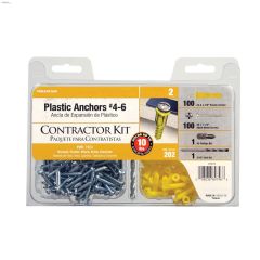 #4-6 x 7\/8\" Ribbed Anchors Kit