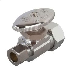 M-Line 3/8" x 5/8" Chrome Plated Straight Shut-Off Valve