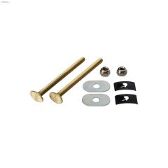 M-Line 1\/4\" x 3-1\/2\" Brass Plated Toilet Floor Bolt