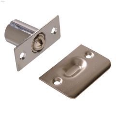 1" x 2-3/16" Satin Chrome Ball Catch