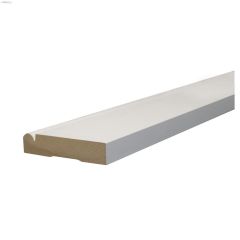 3-1/2" x 3/4" x 16' Primed MDF Primed Casing Beaded Moulding
