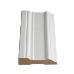 3-1/2" x 3/4" x 16' Primed MDF Primed Casing Beaded Moulding