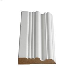 3-1/2" x 3/4" x 8' Primed MDF Primed Casing Beaded Moulding