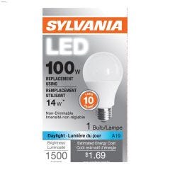 Frosted 14 Watt Medium A19 LED Bulb-1\/Pack