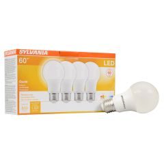 Frosted 8.5 Watt Medium A19 LED Bulb-4/Pack