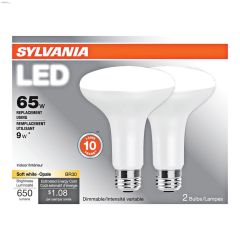 9 Watt Medium BR30 LED Bulb-2/Pack