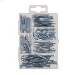 Zinc Plated 266 Piece Wire & Brad Nail Kit 0.38 lb-1\/Pack