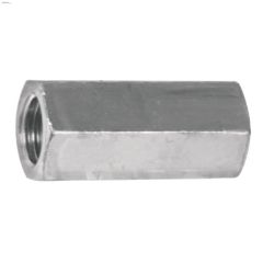 1/4-20 Zinc Plated Coupling Regular Nut-2/Pack