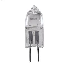 Clear 10 Watt G4 Bi-Pin T3 Quartz Halogen Bulb