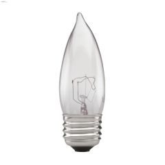 Clear 25 Watt E26 Medium B10 Incandescent Bulb-4\/Pack