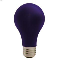 Black 60 Watt E26 Medium A19 Incandescent Bulb