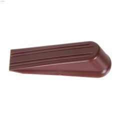 5\" Brown Door Stop Wedge
