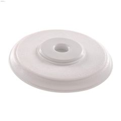 5-3\/8\" White Adhesive Cover-Up Wall Door Stop