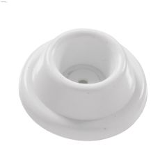 1-7\/8\" White Adhesive Wall Door Stop