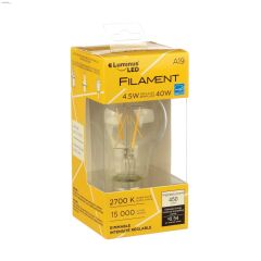 Clear 4.5 Watt E26 Medium A19 LED Bulb