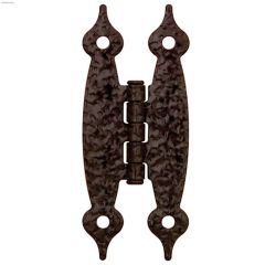 Penture affleurante en acier noir Colonial