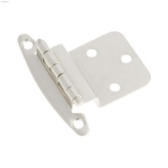 2-3/4" x 1-13/16" x 3/8" Charnière en acier nickel satiné