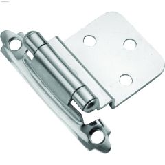 3/8" Penture autofermeture en acier chromé entrante/sortante