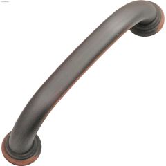 3.78" Oil Rubbed Bronze Zephyr Cabinet Pull
