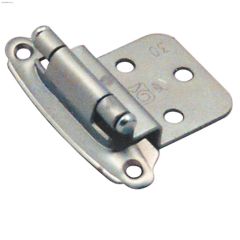 3/8" Inset/Offset Chromolux Steel Self-Closing Hinge