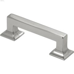3" Bright Nickel Studio Door Pull