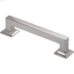 5.04" Bright Nickel Studio Door Pull