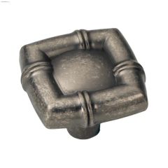 1-1/4" Black Nickel Vibed Bamboo Door Knob