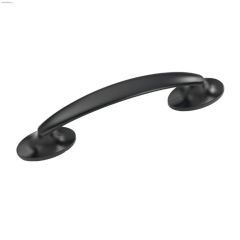 3" Black Matte Luna Door Pull