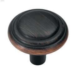 1-1/8" Vintage Bronze Bel Aire Door Knob